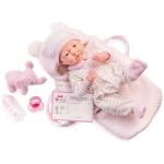 JC Toys/Berenguer - La Newborn - Baby in Pink Soft Basket Gift Set
